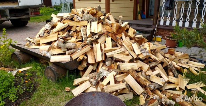 Дрова Березовые сухие с доставкой в Приозерск любо