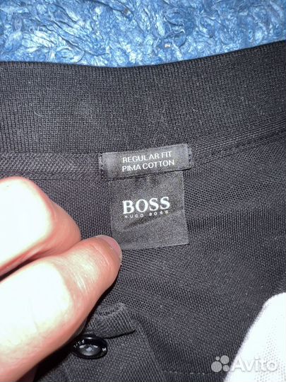 Мужское поло hugo boss