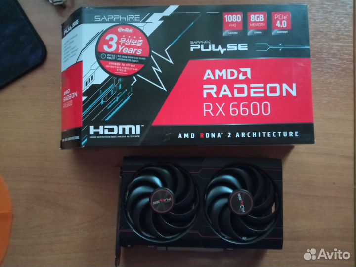 Не рабочая RX6600