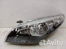 Фара левая Renault Megan 3 (Черная)