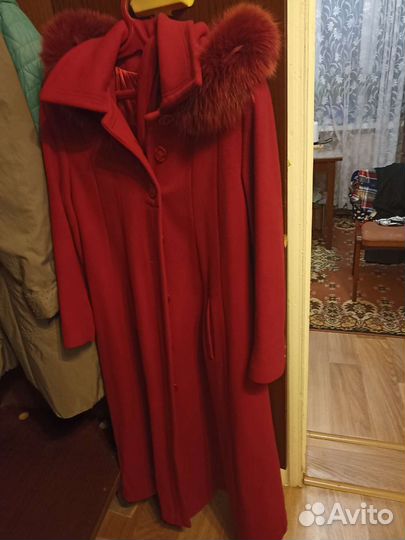 Пальто шерсть кашемир ангора
