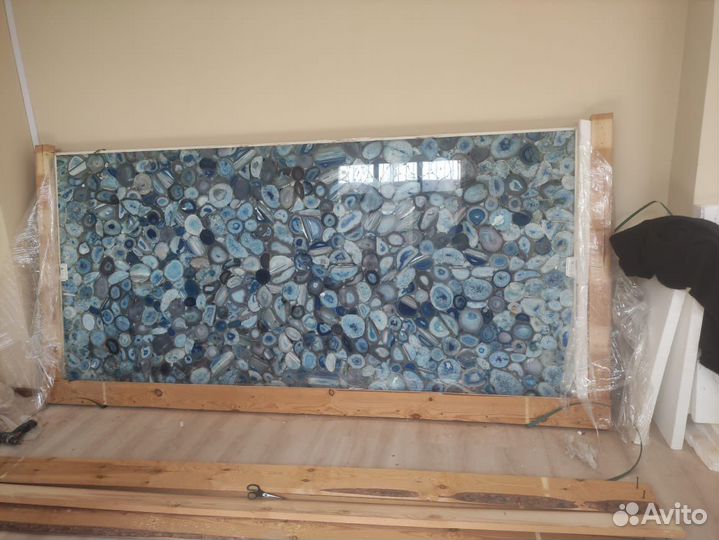 Слеб натуральный агат