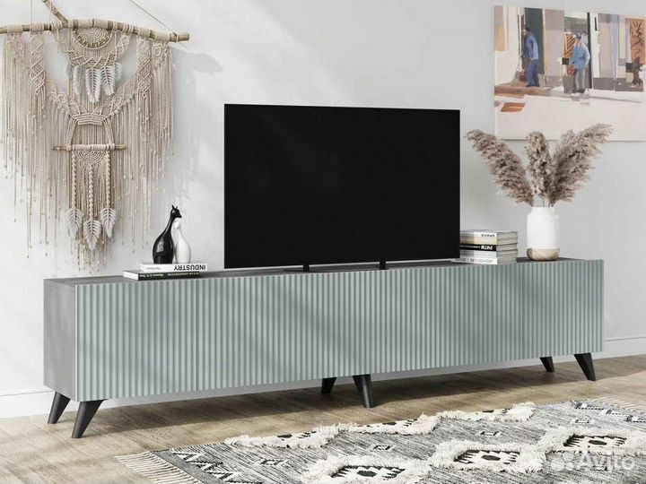 Тумба под тв комод с фрезеровкой IKEA мебель Икеа