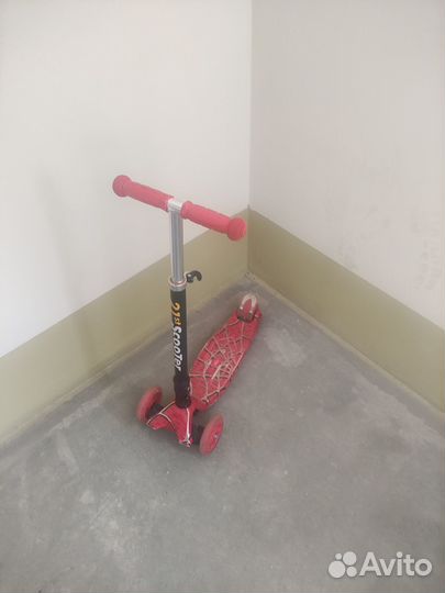 Самокат детский трехколесный бу