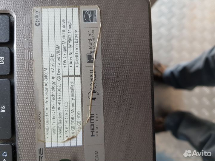 Ноутбук acer
