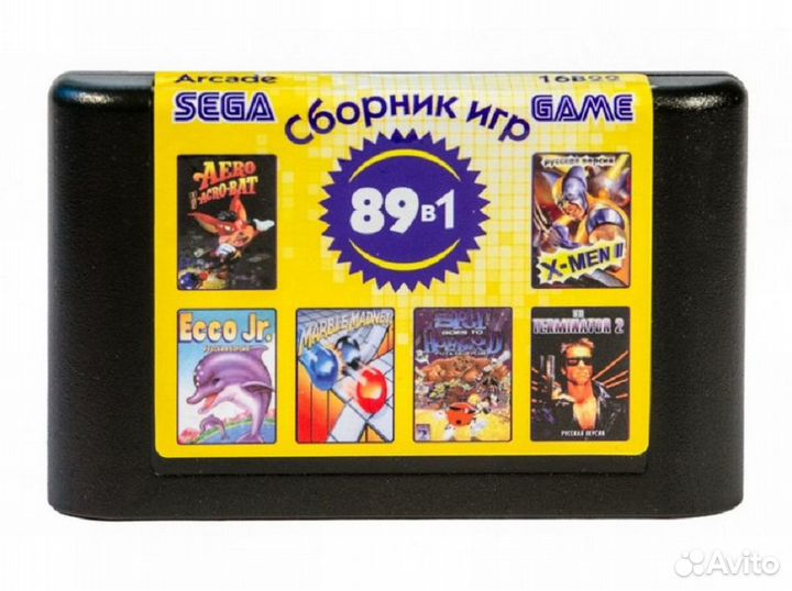 Картриджи Sega 16 бит