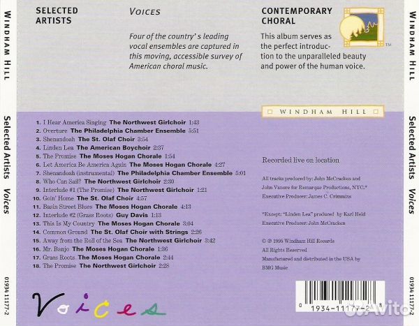 American Promise Pbs - Voices:Contemporary Chor. (1 CD)