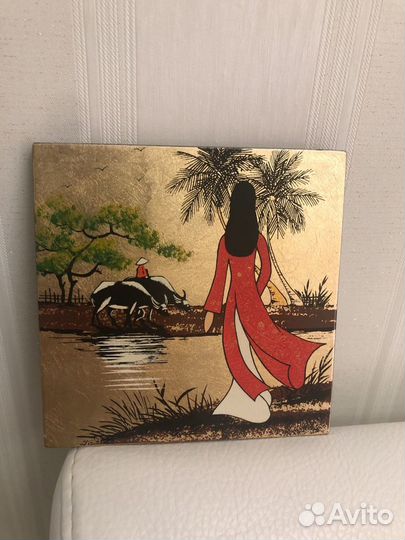 Картина «вьетнамская девушка»