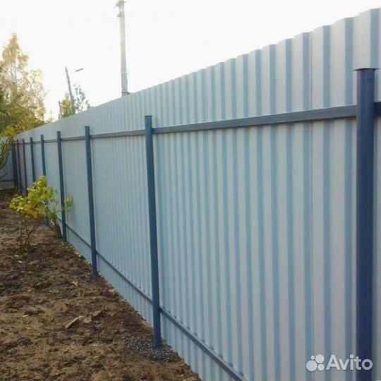 Забор из профнастила