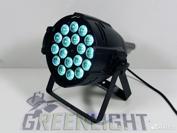 LED PAR 18x18 rgbwauv в большом корпусе