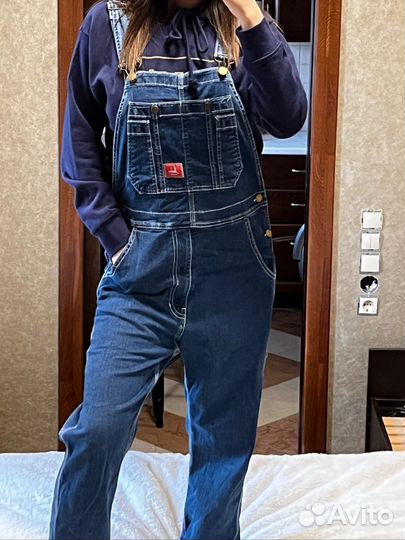Комбинезон джинсовый мужской