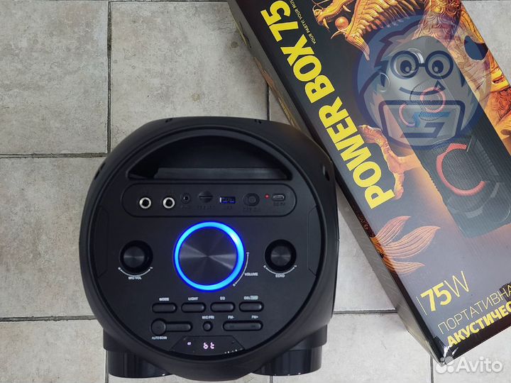 Портативная колонка Perfeo Power Box 75, 75W