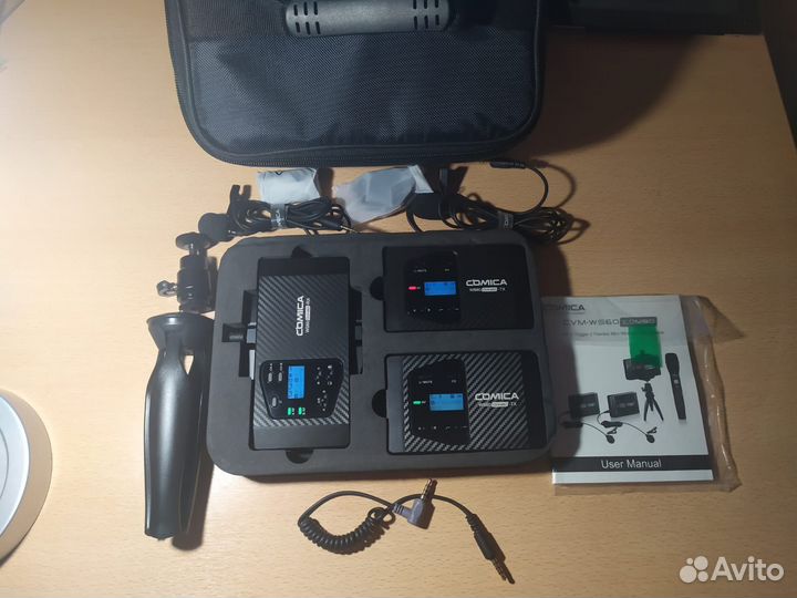 Два радиомикрофона comica CVM-WS60 combo