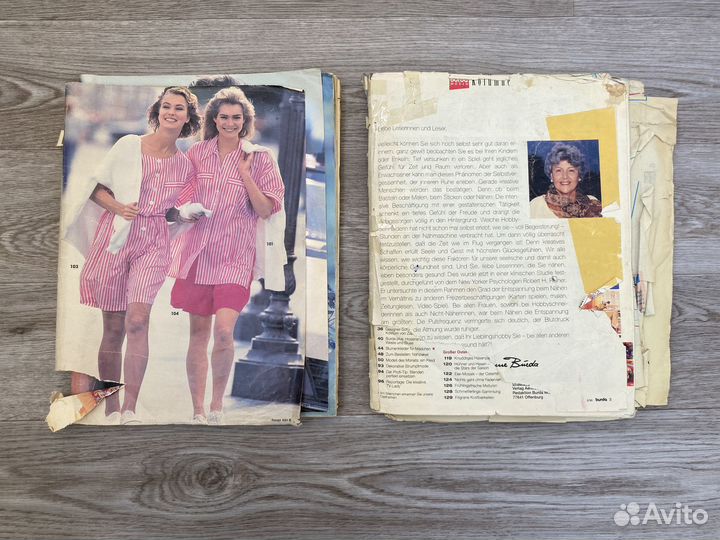 2 журнала Burda 6/1991 и 3/1996