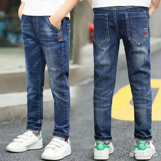 Джинсы на мальчика 110-116