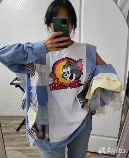 Рубашка пэчворк