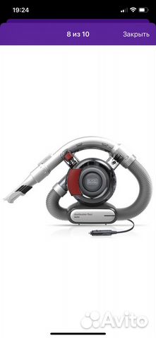 Автомобильный пылесос black decker новый