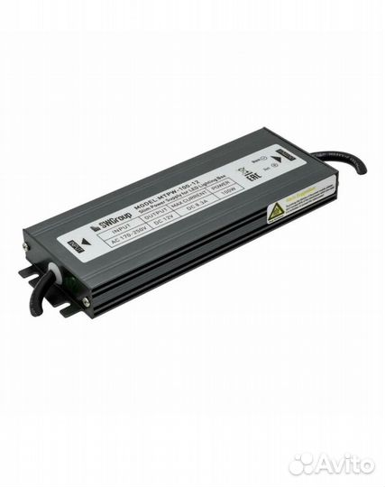 Блок питания SWG 12V 100W IP67 8,3A