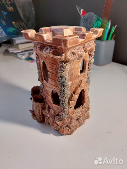 Аквариумные декорации Замок Башня