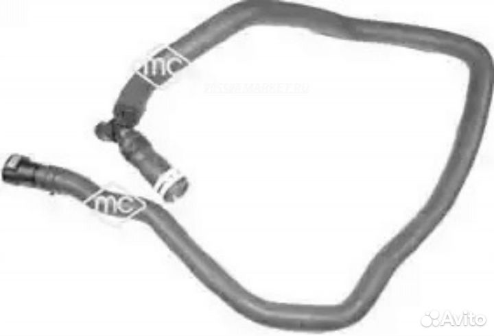 Metalcaucho 09269 Патрубок отопительной системы