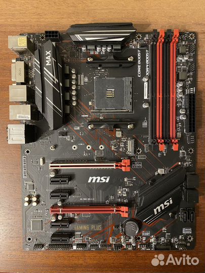 Материнская плата msi b450 gaming plus max