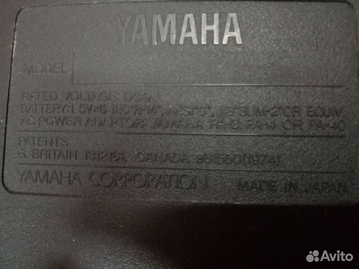 Синтезатор yamaha