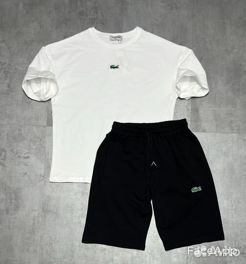 Костюм шорты и футболка lacoste