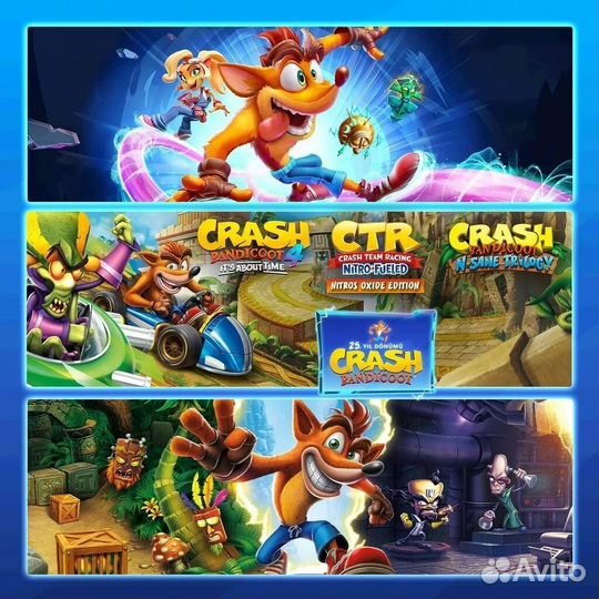 Crash Bandicoot - Crashiversary приставки PS4 PS5