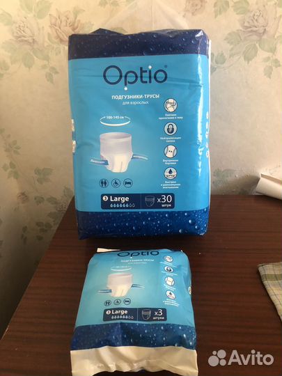 Подгузники-трусы для взрослых Optio