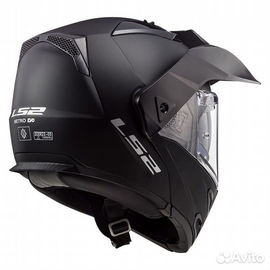 Мотошлем LS2 FF324 metro EVO solid black