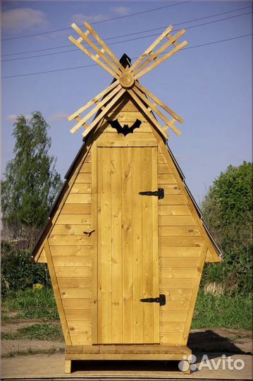 Уличный туалет с установкой Н202