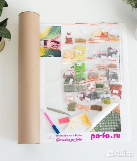 Алмазная мозаика по фото / изготовление наборов