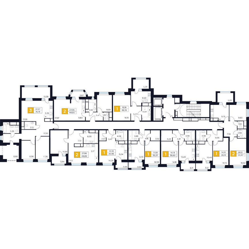 1-к. квартира, 31 м², 13/15 эт.