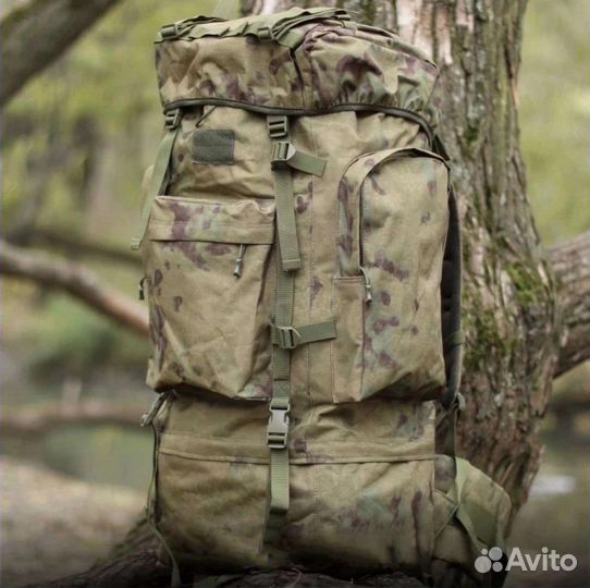 Рюкзак туристический с металлический каркасом 120л