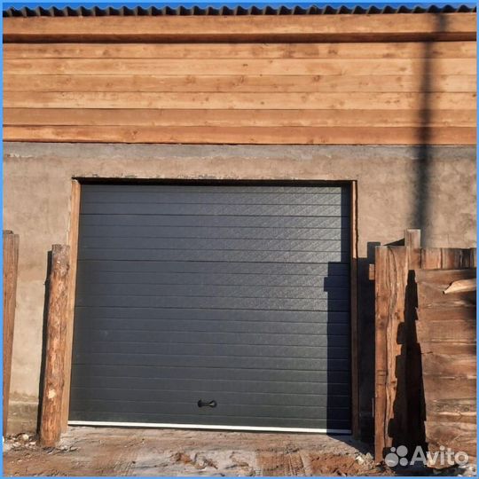 Автоматические секционные гаражные ворота