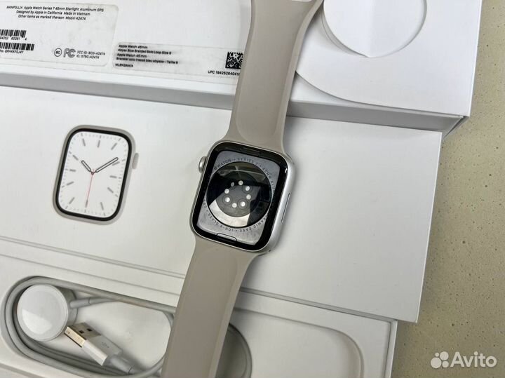 Часы apple watch 7 45 mm акб 85