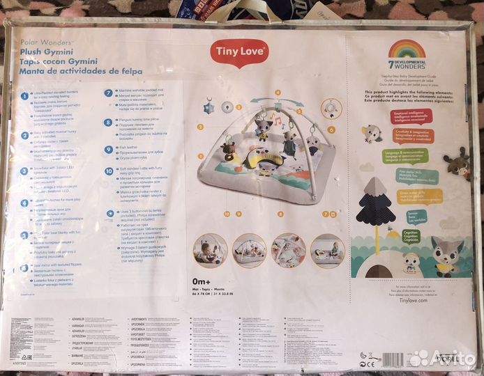 Развивающий коврик tiny love новый