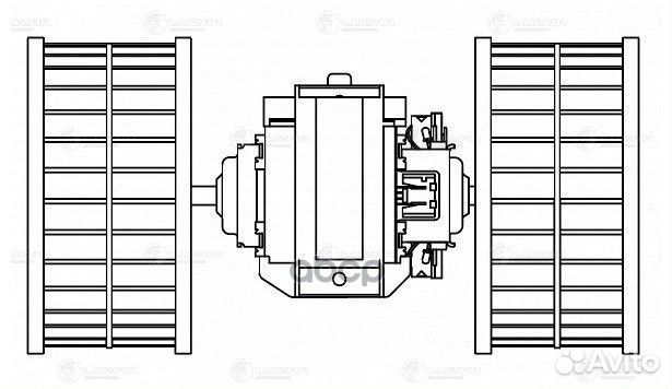 Э/вентилятор отоп. Iveco Eurotrakker