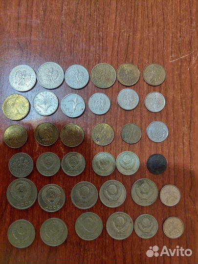 Монеты разные