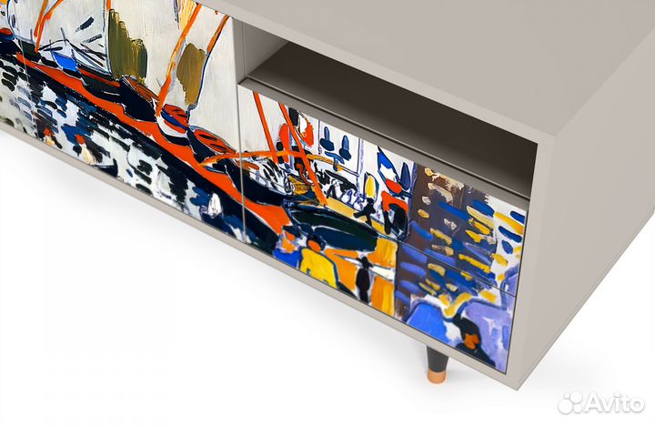 Тв-тумба T7 - Сатин - Le Sechage des voiles