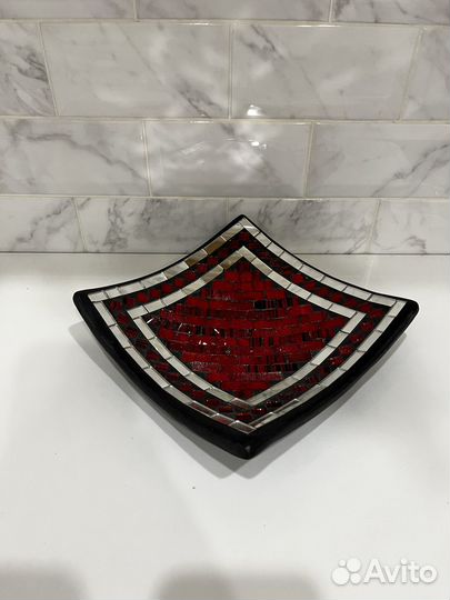 Тарелка керамическая сервировочная