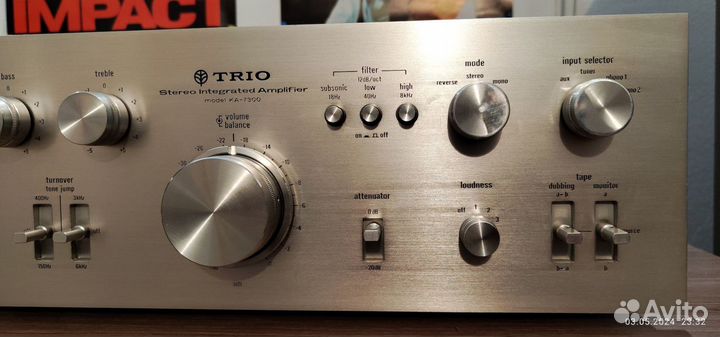 Усилитель Trio KA-7300 (1975 г.в., профилактика)