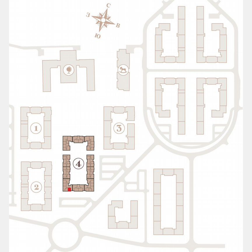 1-к. квартира, 40,8 м², 3/4 эт.