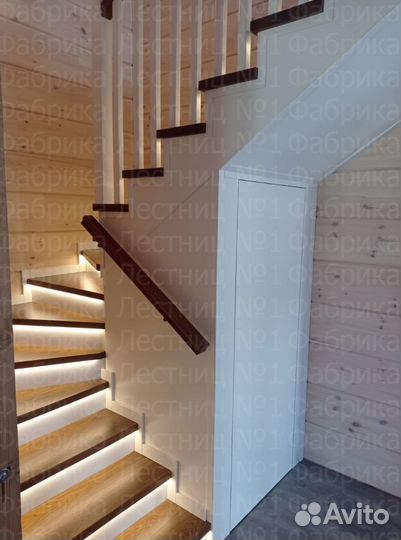 Лестницы деревянные под ключ