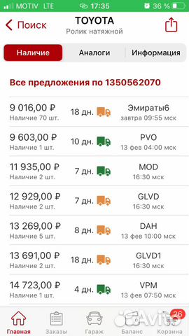 Ролик натяжителя ремня грм Toyota 13505-62070