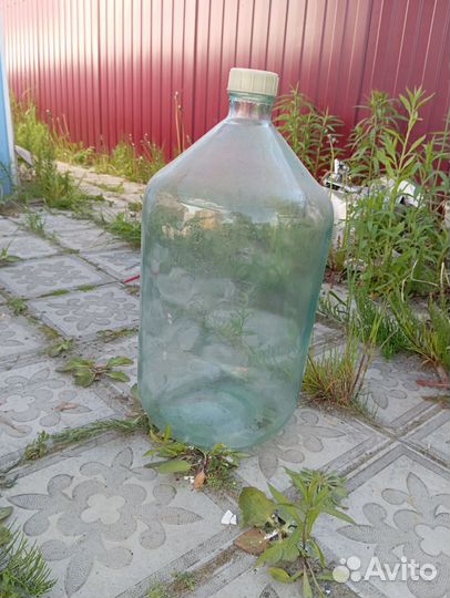 Бутыль стеклянная