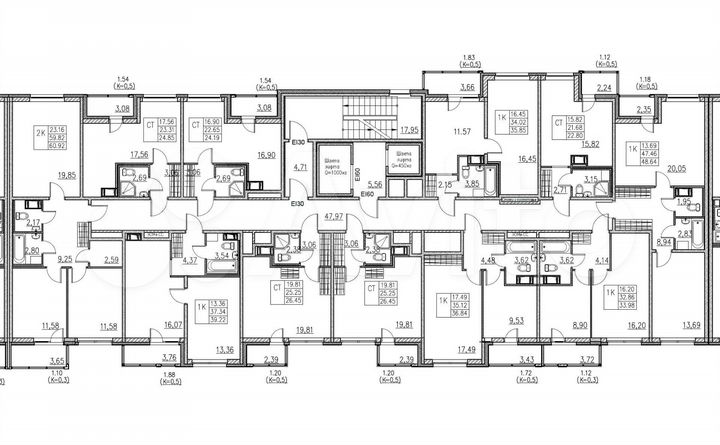 Квартира-студия, 24,2 м², 8/12 эт.