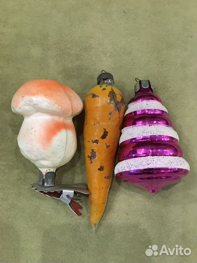 Елочные игрушки СССР
