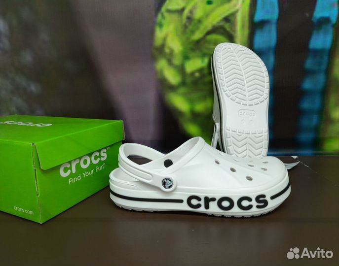 Crocs мужские белые 41-45 артикул 01