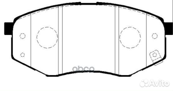Колодки тормозные перед hyundai sonata YF 15 10